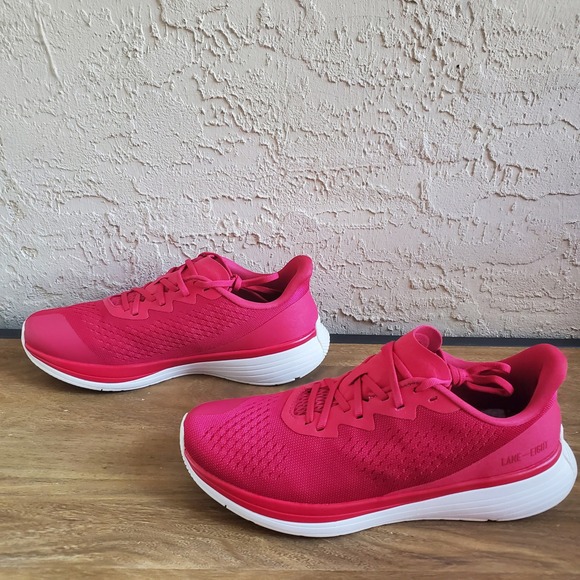 Lane Eight Relay Trainer Womens Size 9.5 Hot Pink Athletic Sneakers Tennis Shoes - Picture 4 of 10